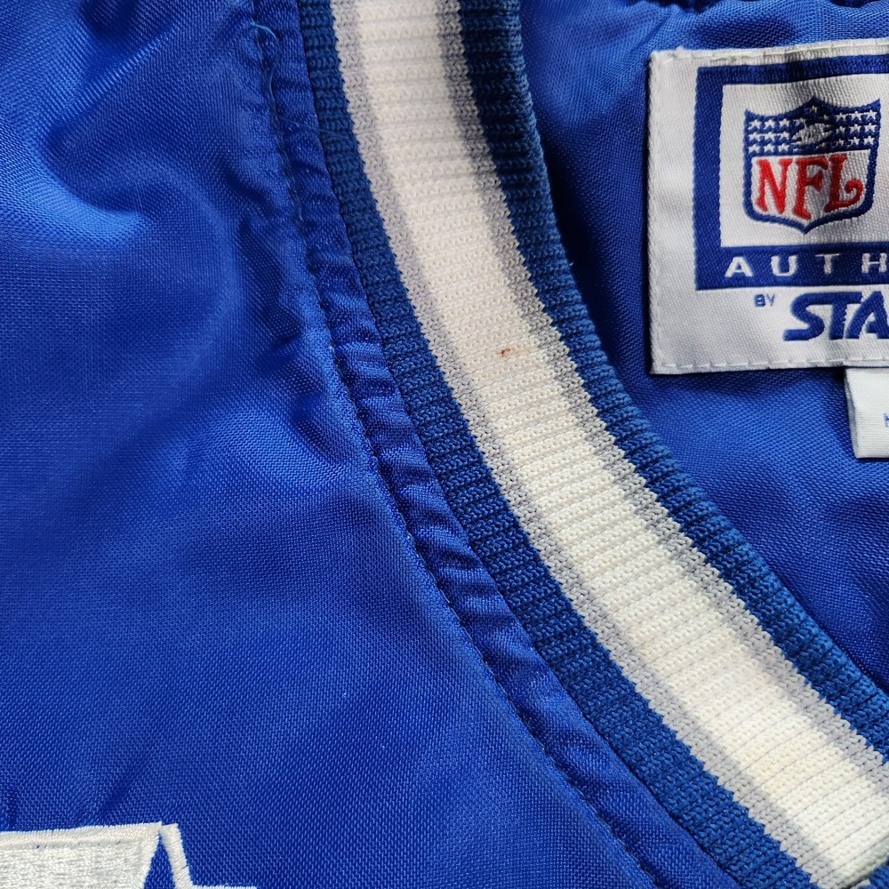 Vtg Indianapolis Colts Starter Jacket XL Blue 90s NFL Pro Line Pullover Lined - Picture 6 of 12